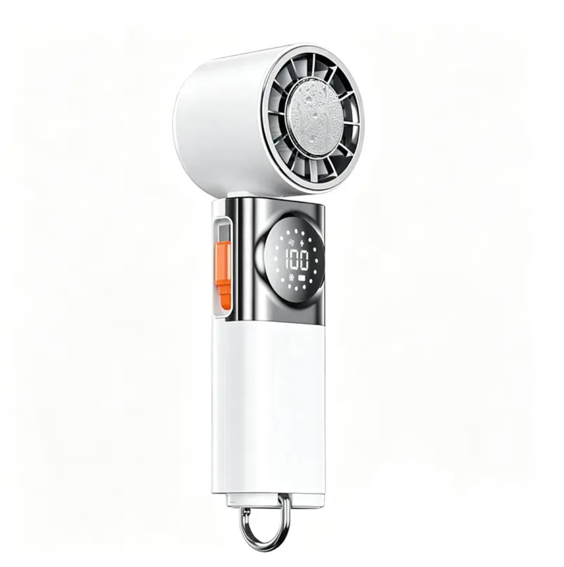 AeroJet Portable Turbo Fan & Power Bank - 3600mAh Handheld Fan with LED Display