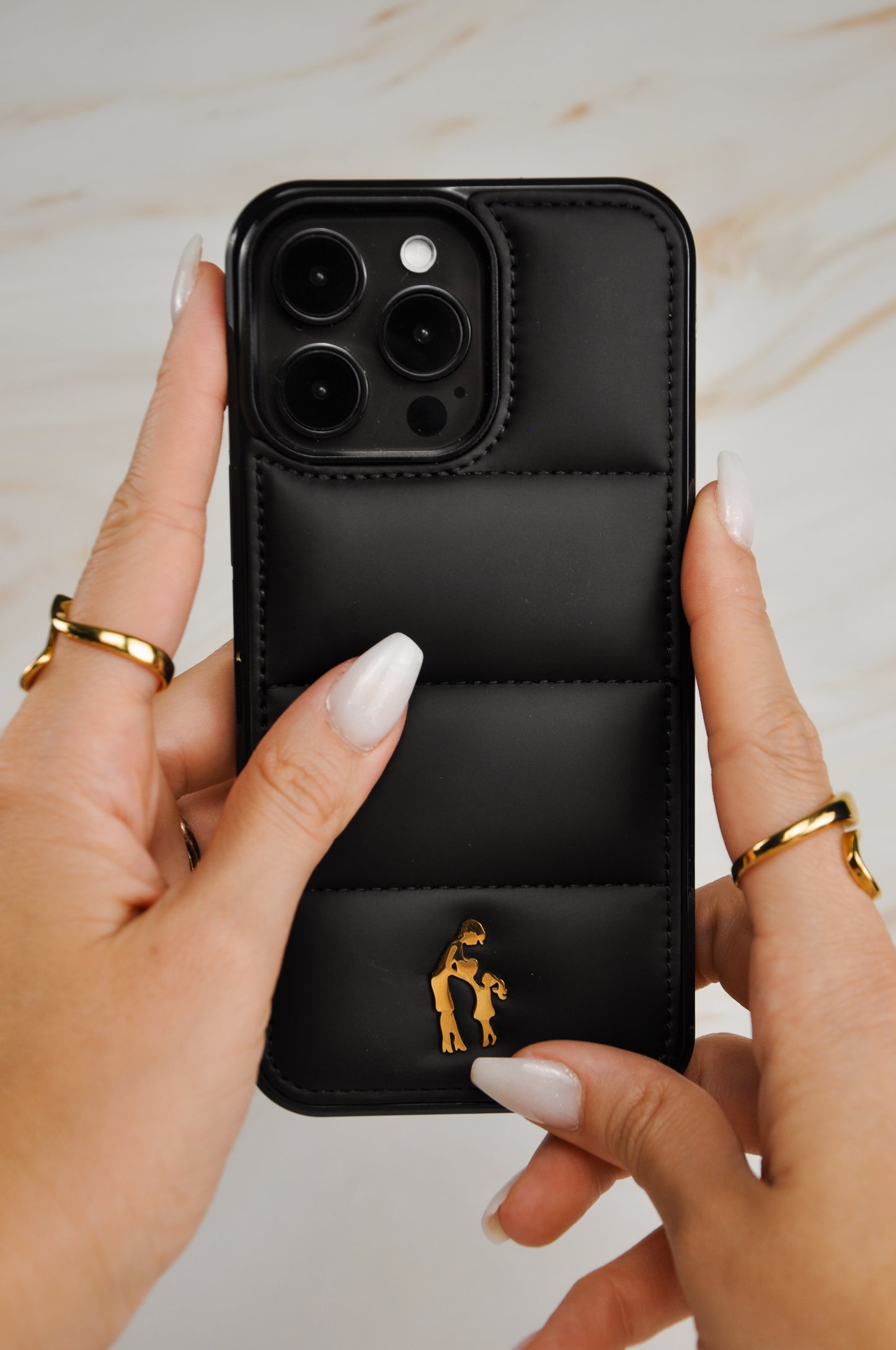 Case Puff Black - Customizable