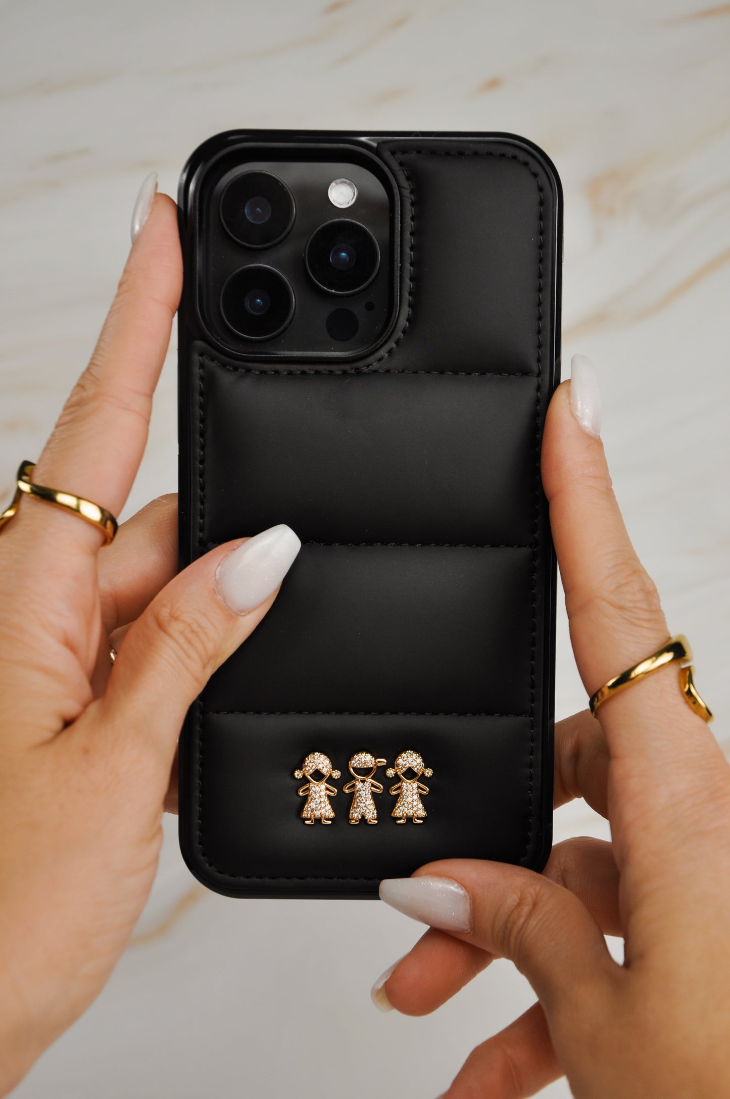 Case Puff Black - Customizable