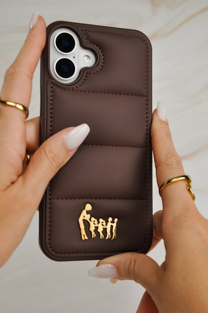 Case Puff Brown - Customizable
