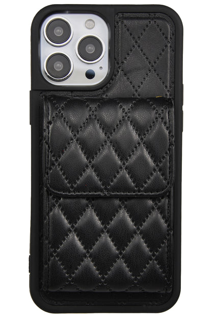 Case Quilted Wallet Black