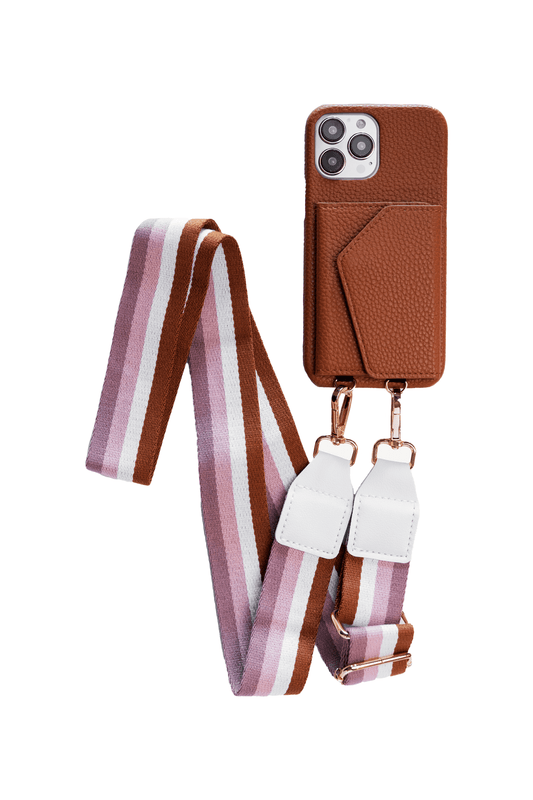 Phone Crossbody Strap Rose