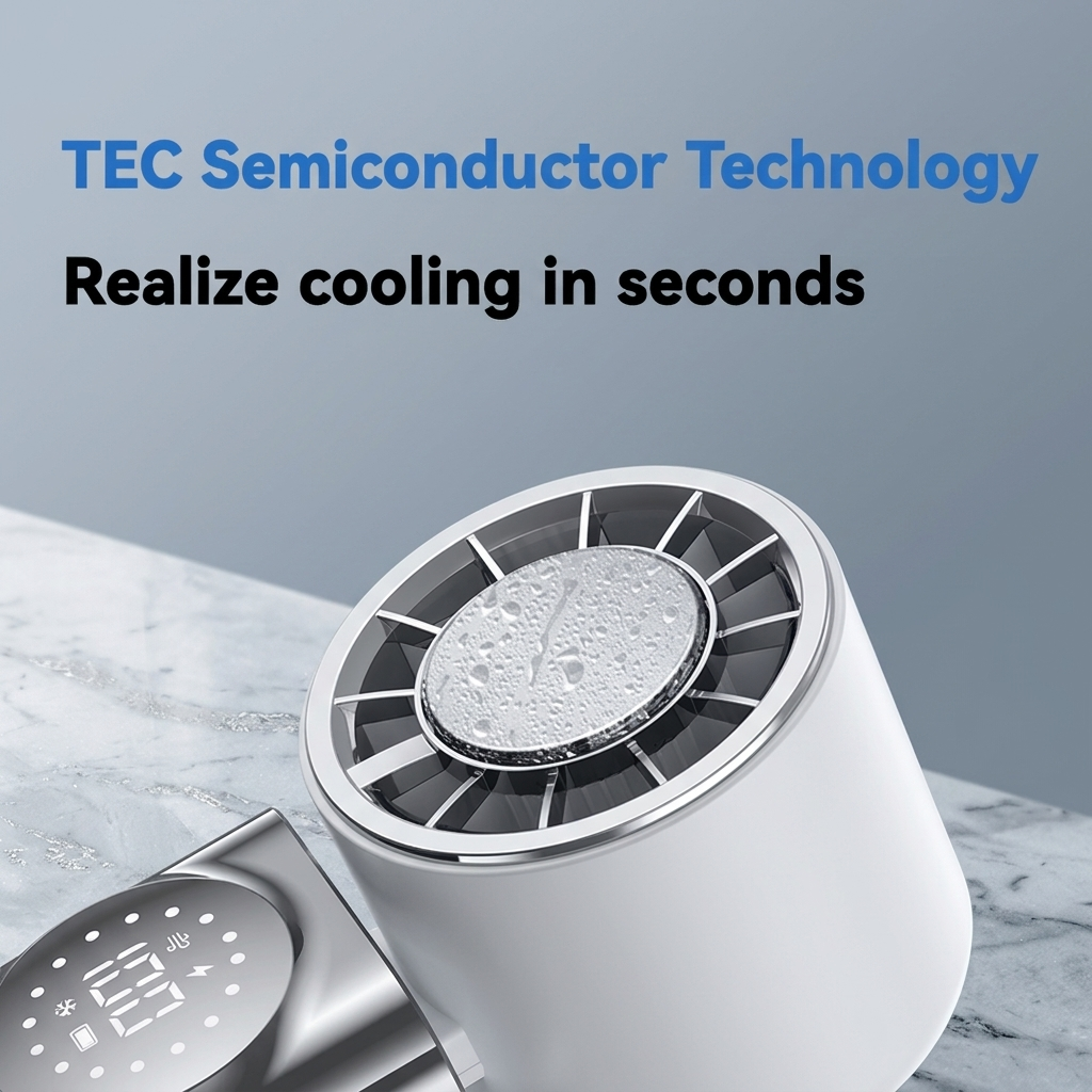 AeroJet Portable Turbo Fan & Power Bank - 3600mAh Handheld Fan with LED Display